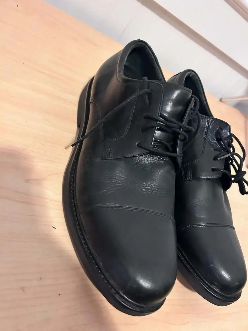Aetrex black leather